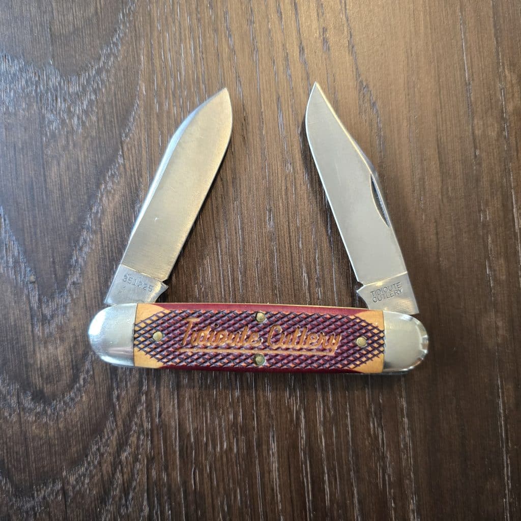 Great Eastern Cutlery #351225 Wine Checkered Richlite (used) – gallery image 2