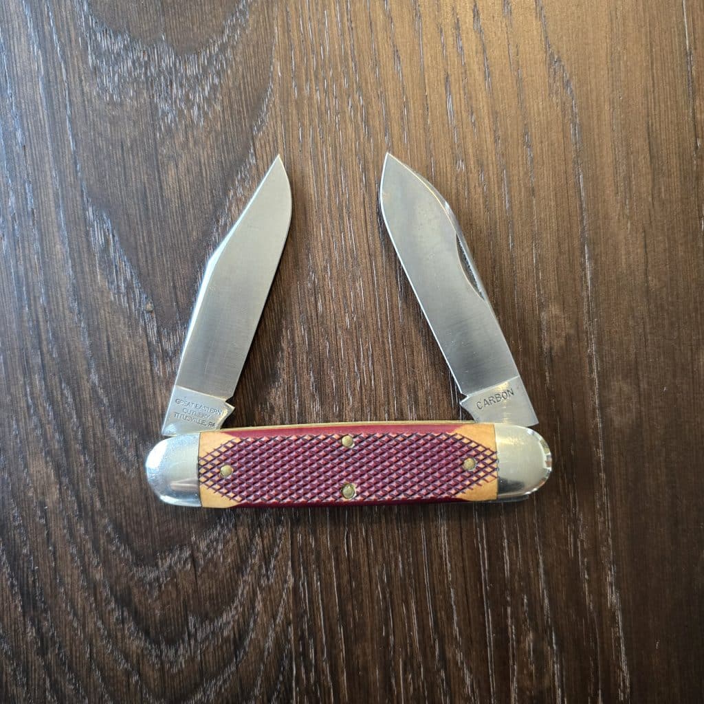 Great Eastern Cutlery #351225 Wine Checkered Richlite (used) – gallery image 3