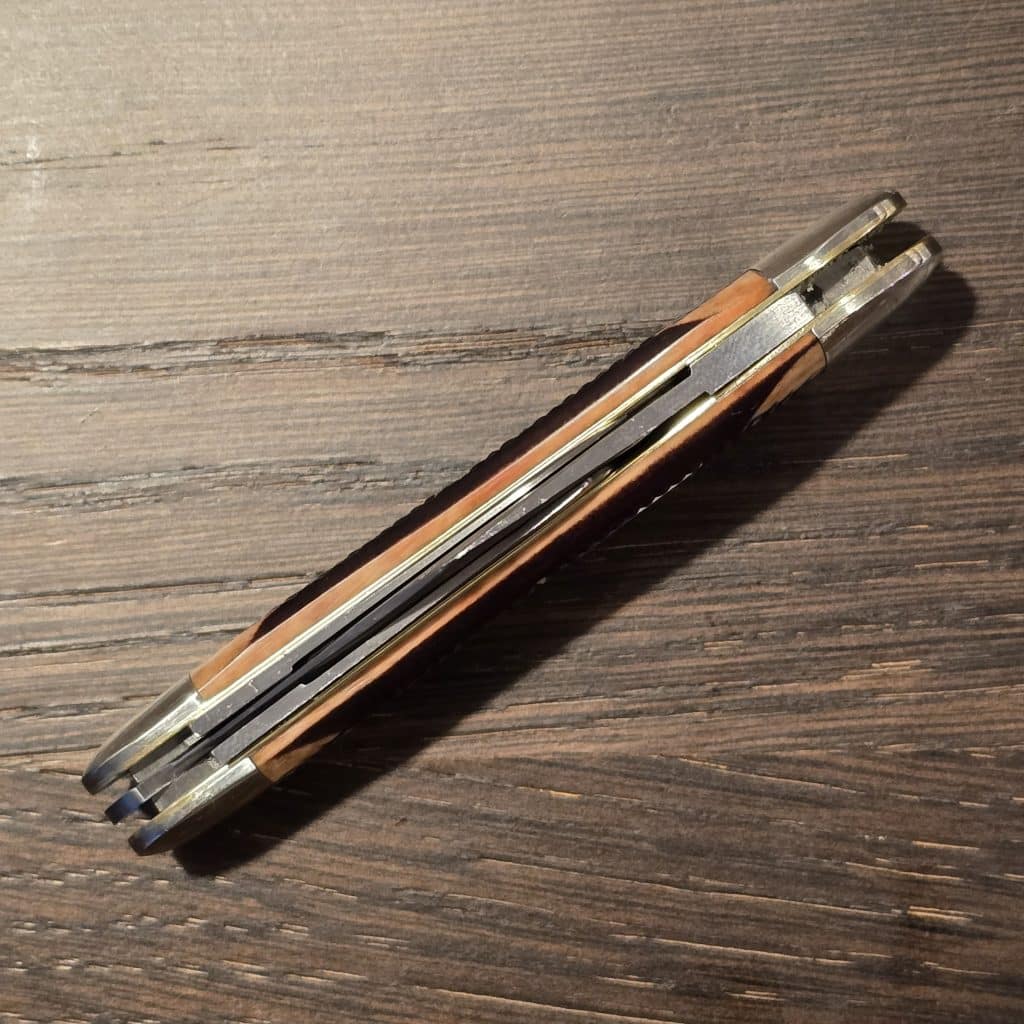 Great Eastern Cutlery #571326 Chocolate Covered Richlite PROTOTYPE knife for sale