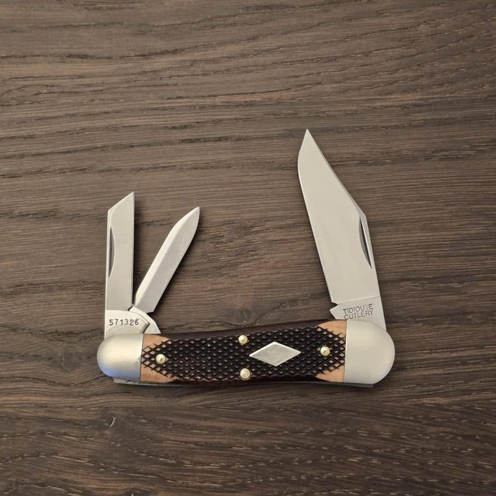 Great Eastern Cutlery #571326 Chocolate Covered Richlite PROTOTYPE knife for sale