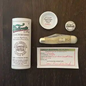 Great Eastern Cutlery #571326 Sandstone Smooth Bone PROTOTYPE knife for sale