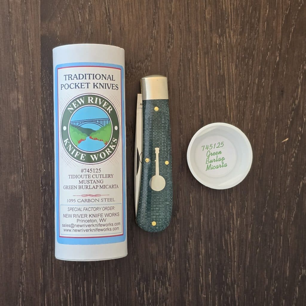 Great Eastern Cutlery #745125 Green Burlap Micarta - Image 4
