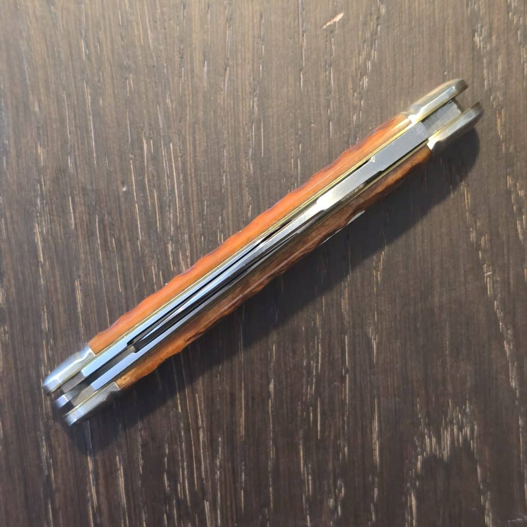 Great Eastern Cutlery #380321 Burnt Orange Jigged Bone knife for sale