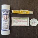Great Eastern Cutlery #631226 SS Fish School Jigged Yellow Micarta PROTOTYPE