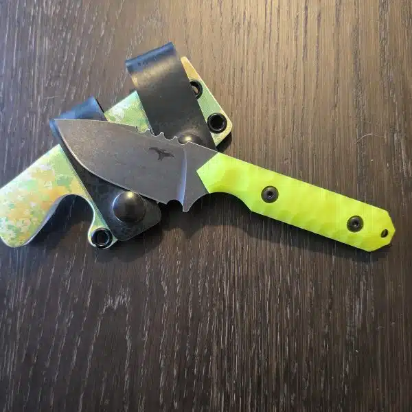 Tactical Pterodactyl Midsized Camper in S45VN and Dayglow G10 scales – gallery image 1