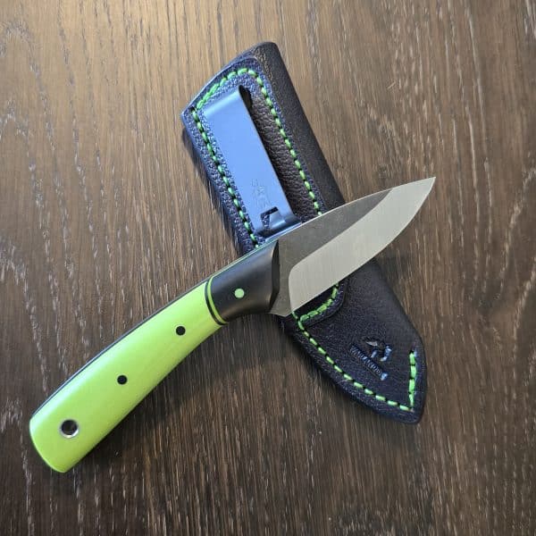 Warlander Enterprises Bush Baby in ABEL and Pistachio Linnen Micarta – gallery image 1