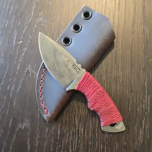 TKELL/ Knives By Nuge Christmas Collab (patina from leather sheath) – gallery image 1