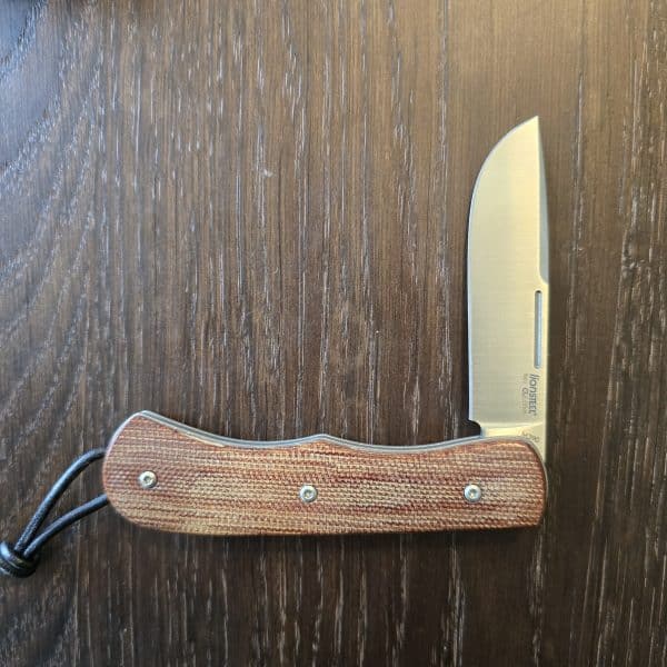 Lionsteel Italy, CK Edition, CK0217 NC in Brown Micarta and M390 – gallery image 1