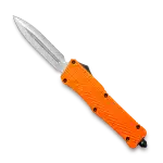 CobraTec Large CTK-1 Orange Cerakote Dagger Not Serrates LORCTK-1LDAGNS