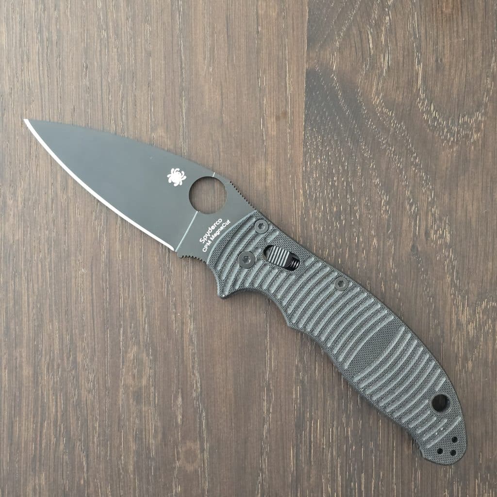 Spyderco USA MANIX2 SALT BK G10 BK MAGNACUT PE C101GMCBKP2