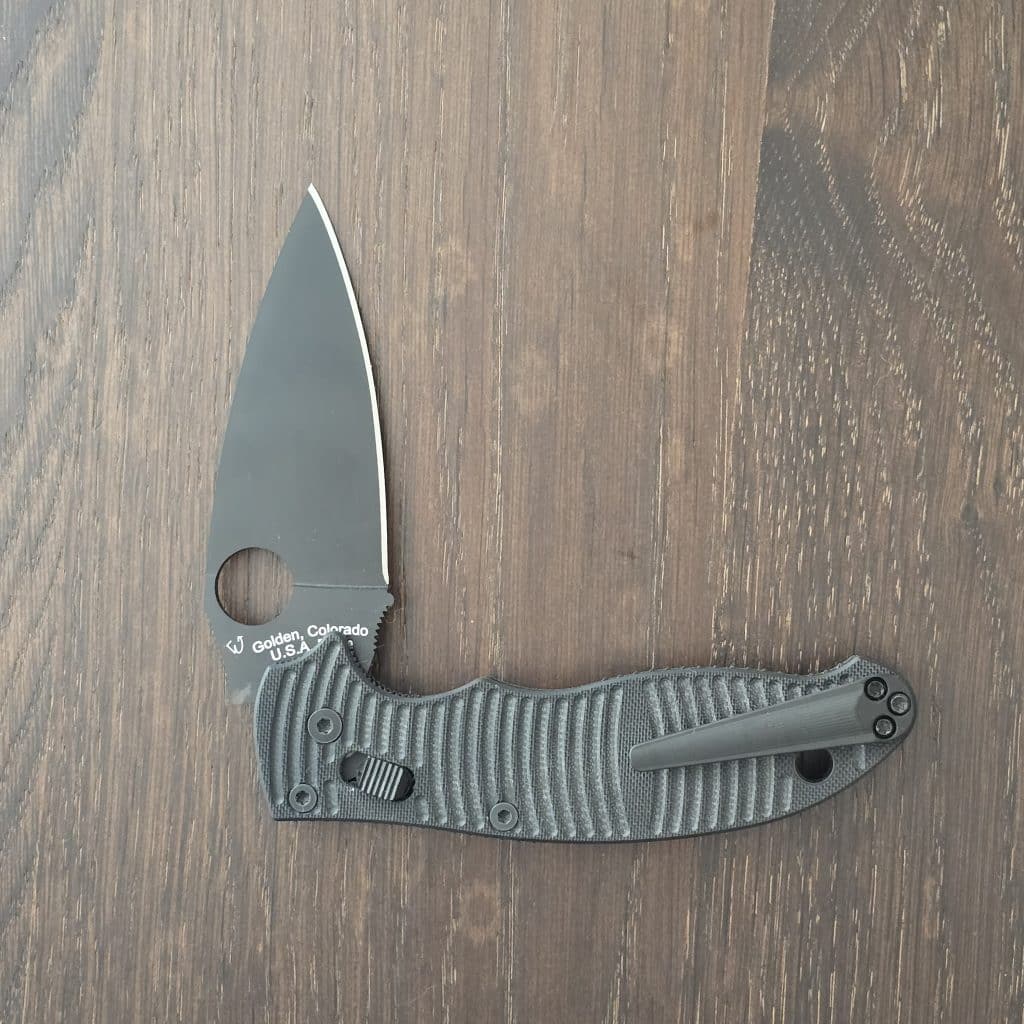 Spyderco USA MANIX2 SALT BK G10 BK MAGNACUT PE C101GMCBKP2 - Image 2
