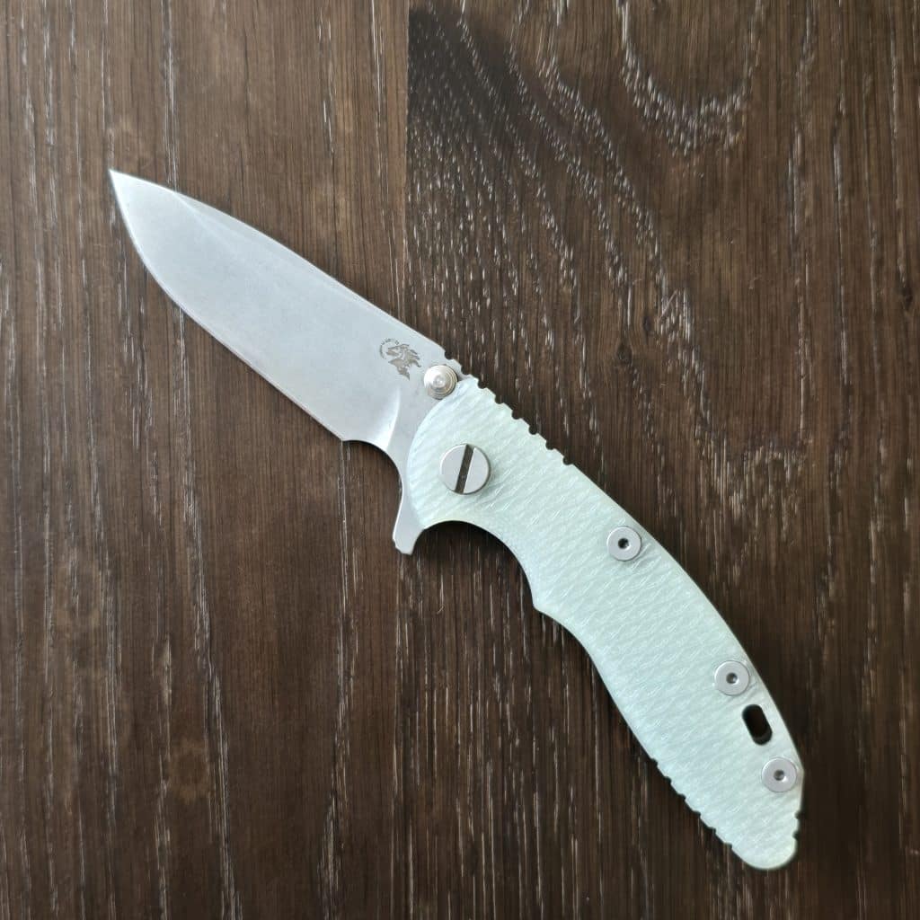 Hinderer XM-18-3"Spear Point Working Finish in Red G10 and CPM20CV with tons of Hinderer Custom Accessories - Image 2