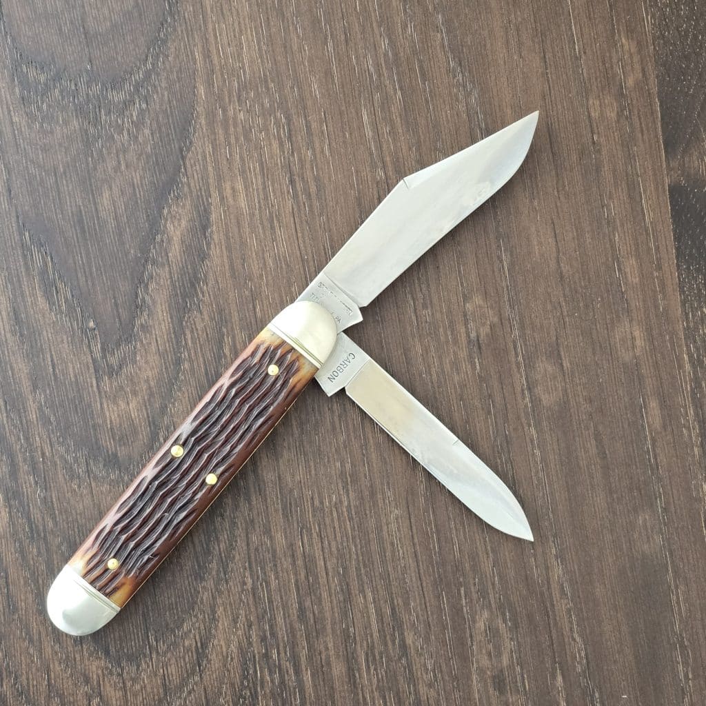 Great Eastern Cutlery #541225 Chestnut Jigged Bone NWKW SFO Jumbo Stock Pen - Image 2