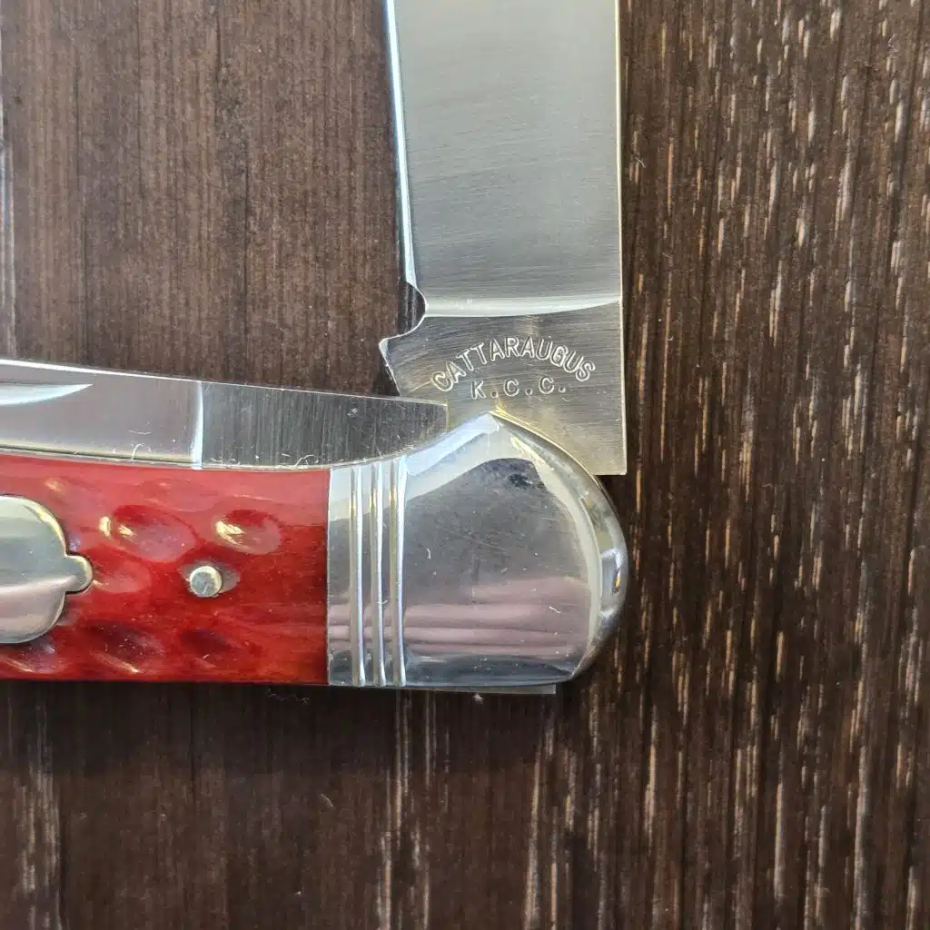 Cattaraugus for the Knife Collectors Club in Red Jigged Bone Trick Knife English Jack FH-3 1992 Japan - Image 4