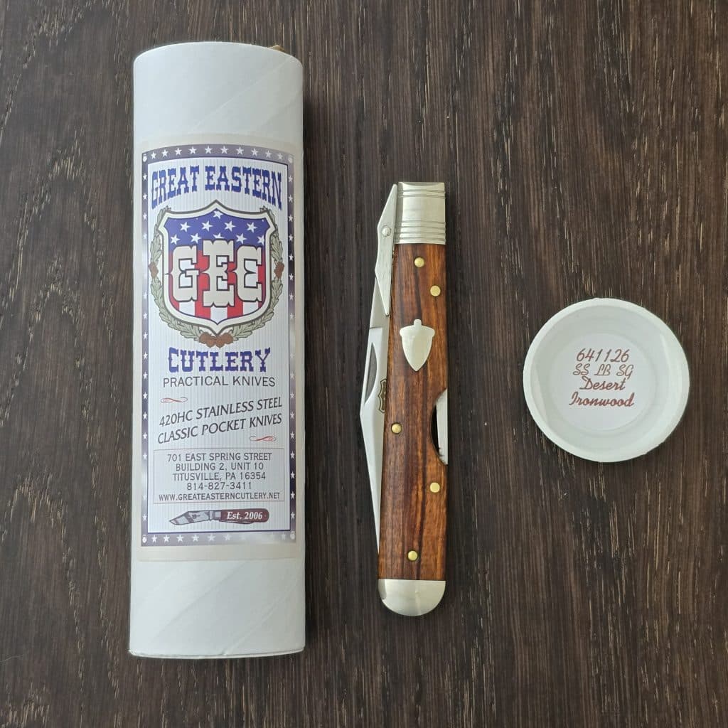 Great Eastern Cutlery #641126 SS LB Desert Ironwood - Image 4