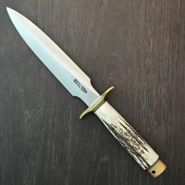 Randall Made Knives Model #2 –7 Fighting Stiletto Stag 11" oal – gallery image 1