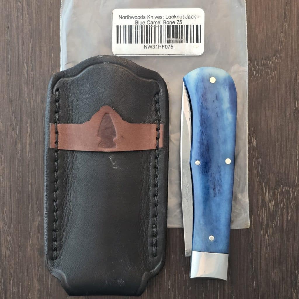 Northwoods by Great Eastern Cutlery Blue Camel Bone Lookout Jack 75 NW31HF075 - Image 4
