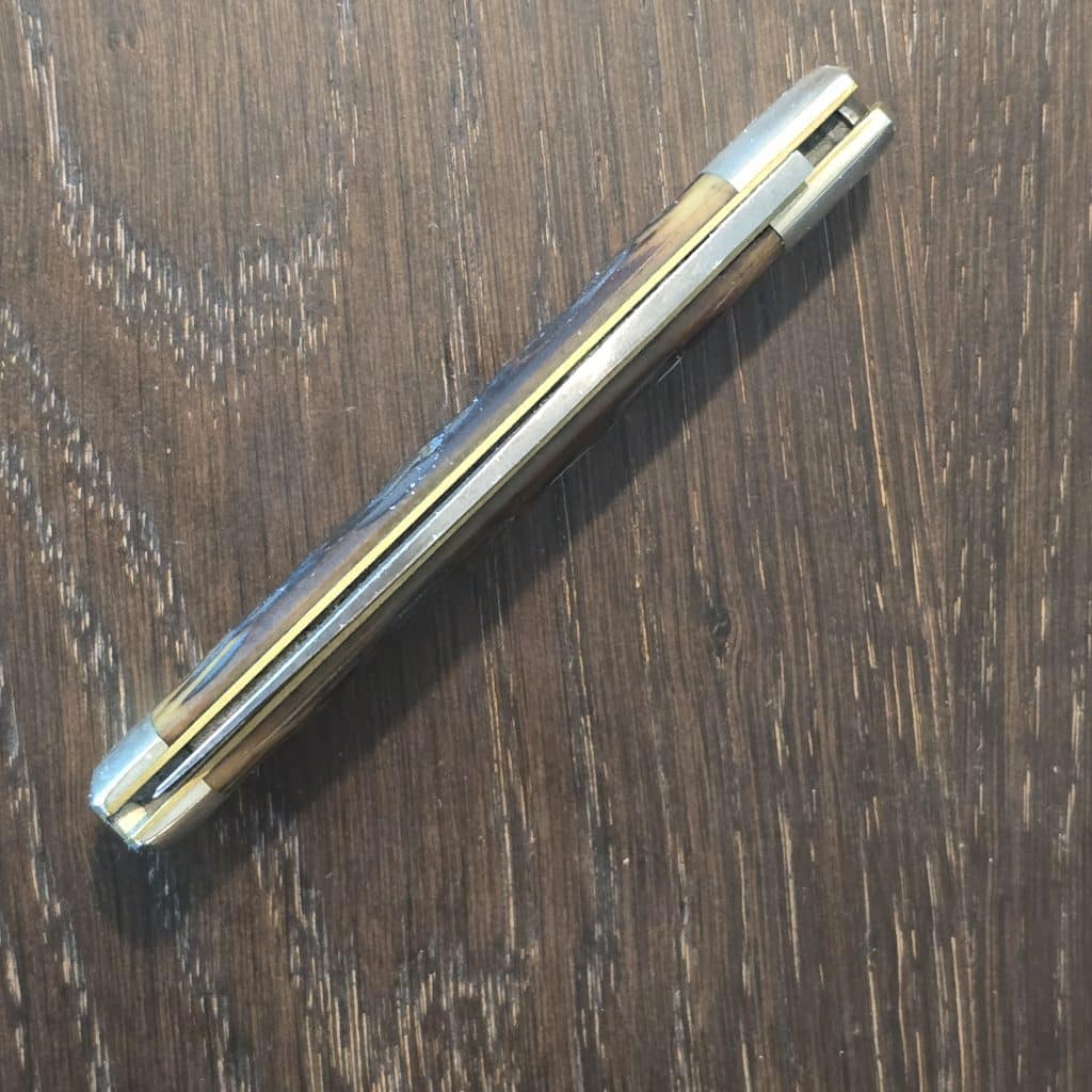 Great Eastern Cutlery #990114 LB Antique Green Jigged Bone USED - Image 3