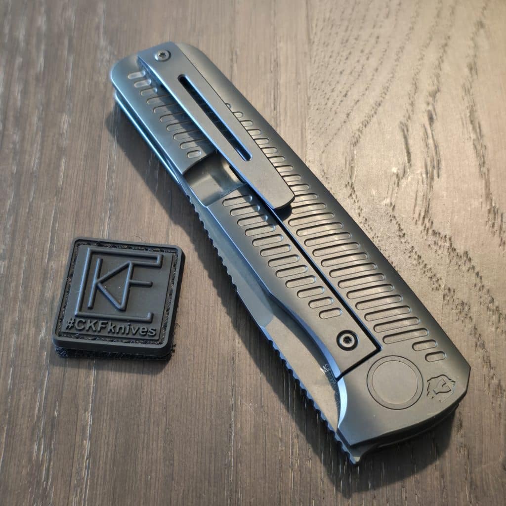 CKF Knives Gnome 2.0 By Danila Marechek in M398/ Damasteel/ Magnacore and Zicu Ti - Image 5