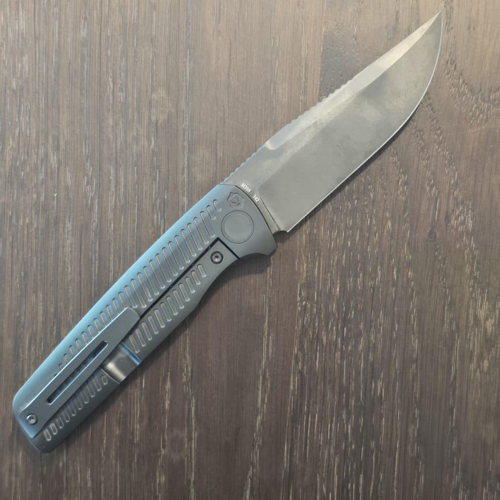 CKF Knives Gnome 2.0 By Danila Marechek in M398/ Damasteel/ Magnacore and Zicu Ti