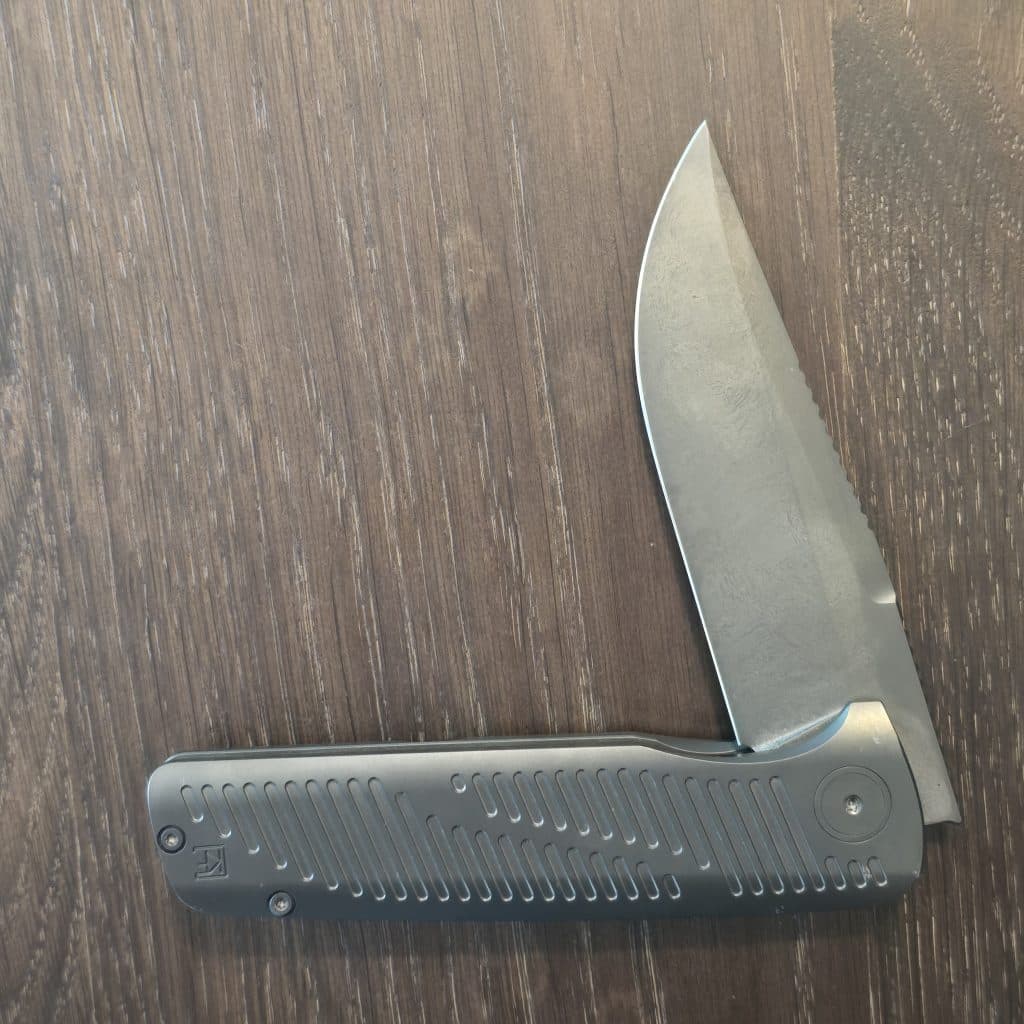 CKF Knives Gnome 2.0 By Danila Marechek in M398/ Damasteel/ Magnacore and Zicu Ti - Image 2
