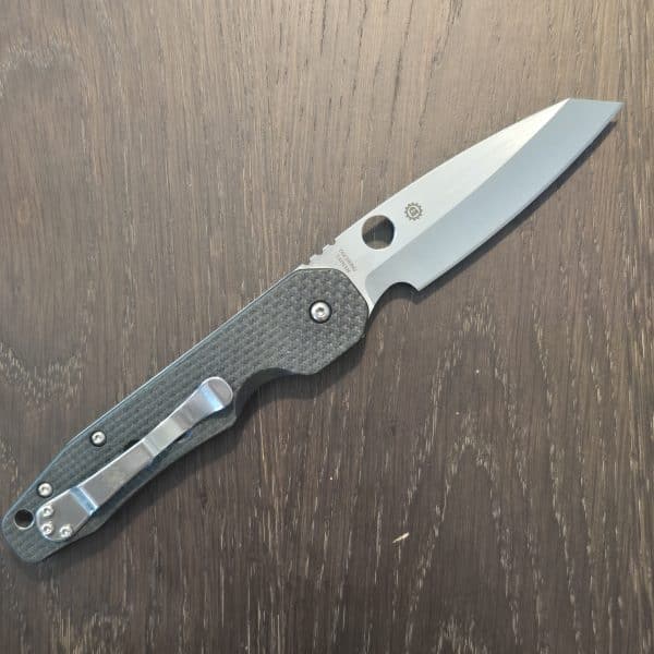 Spyderco Smock CF C240CFPin Black Carbon Fiber and CPM S30V – gallery image 1