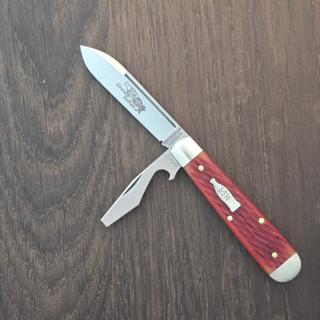 Great Eastern Cutlery #152226 CL Cinnabar Jigged Bone