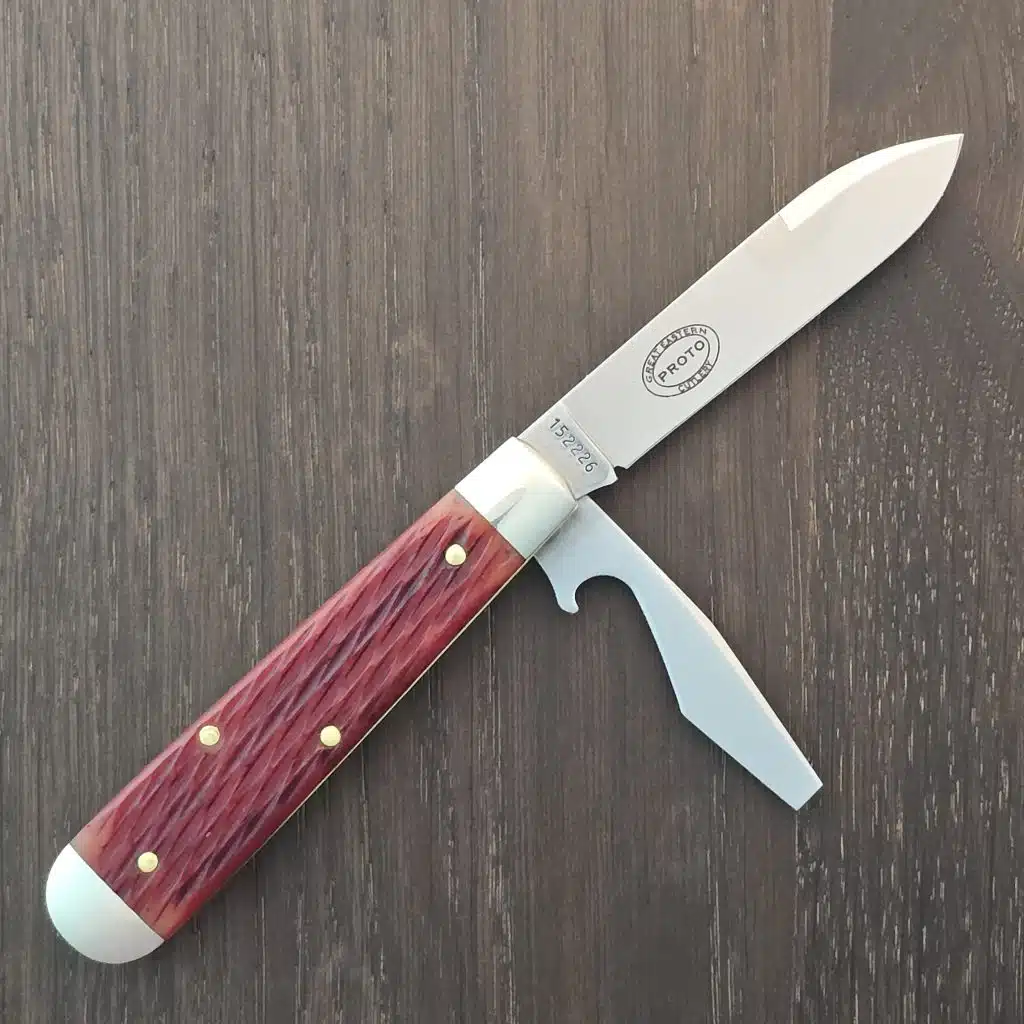 Great Eastern Cutlery #152226 CL Cinnabar Jigged Bone PROTOTYPE - Image 4