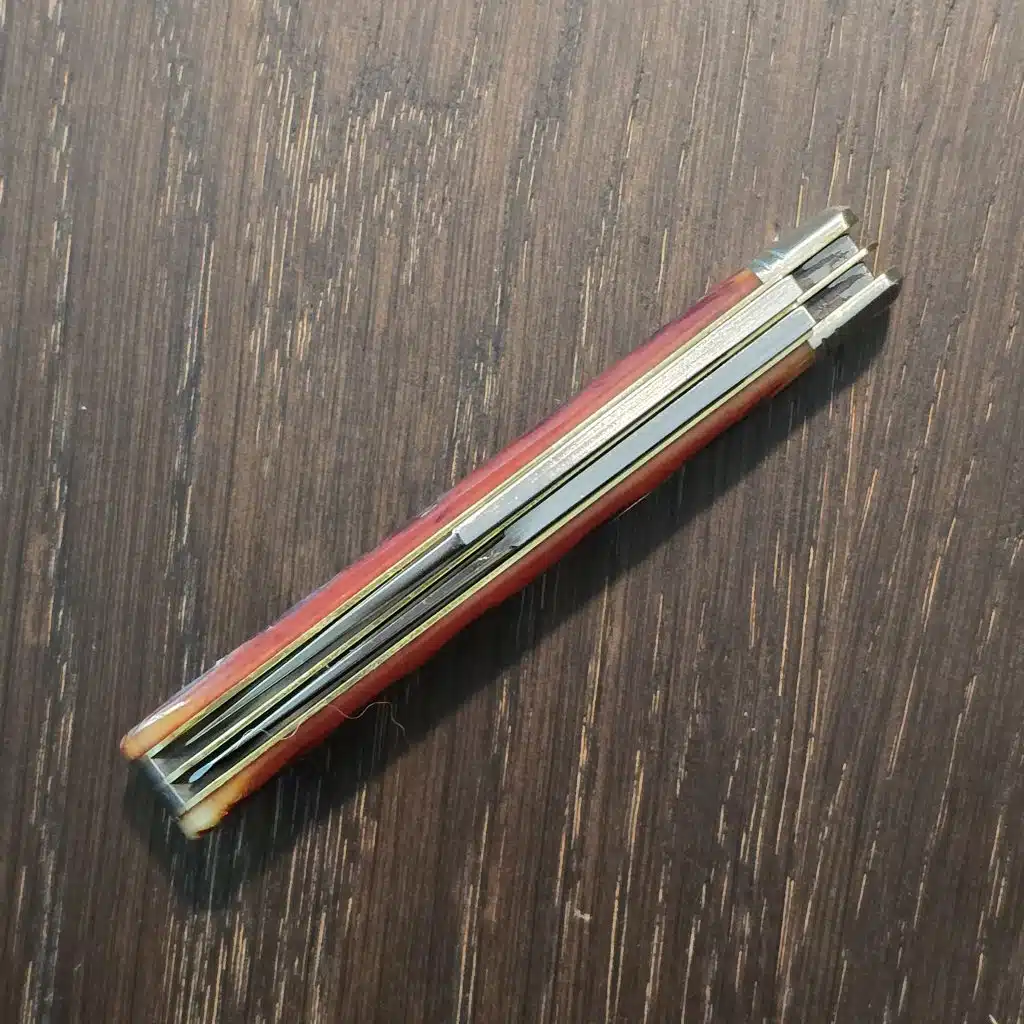 Great Eastern Cutlery #391224 Indian Paintbrush Worm Groove Bone - Image 3