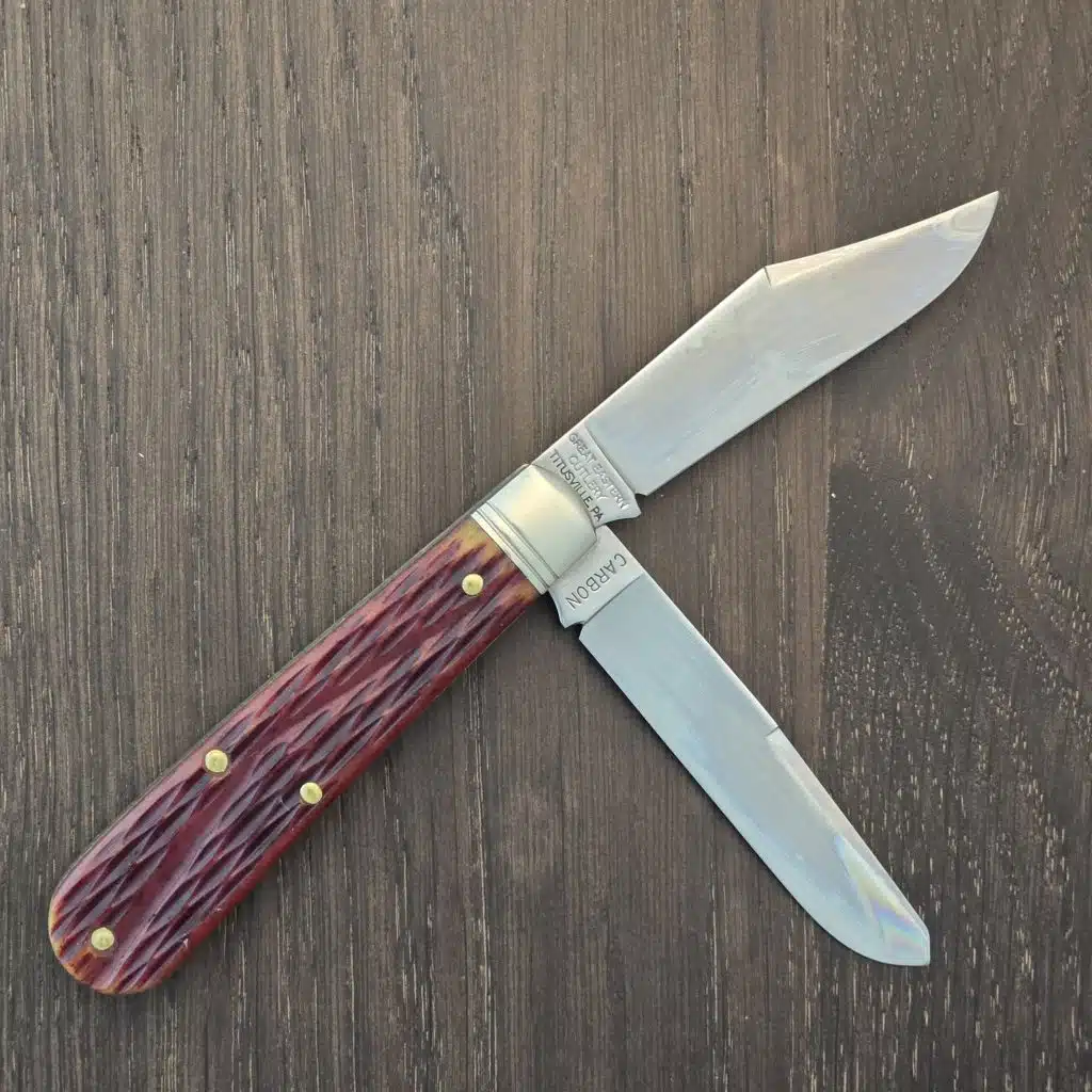 Great Eastern Cutlery #391224 Indian Paintbrush Worm Groove Bone - Image 2