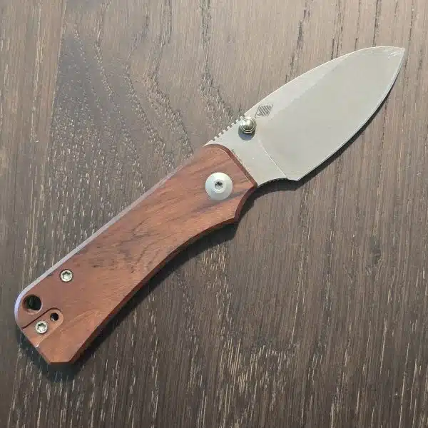Civivi Baby Banter Pocket Knife Plain Edge Nitro-V Blade Wood Handles – gallery image 1