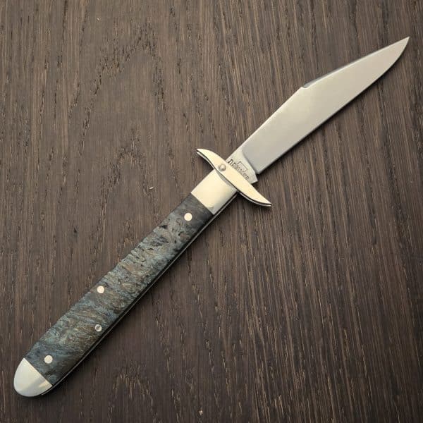 Tuna Valley Cutlery Mountain Cougar in Green Maple Burl w/154CM (1 of 15) – gallery image 1