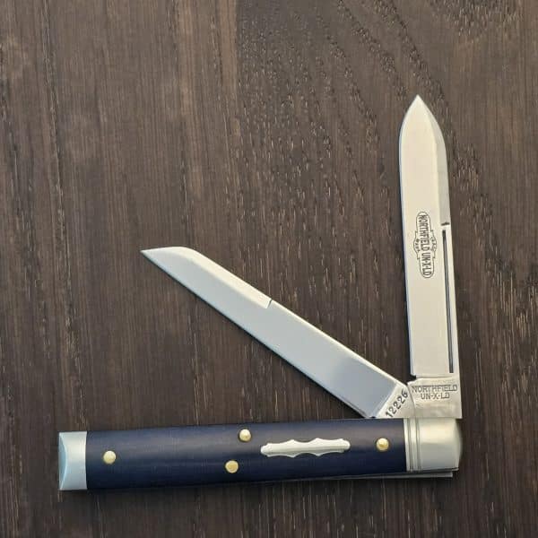 Great Eastern Cutlery #412226 Royal Blue Linen Micarta SFA for 2026 Rendezvous 1 of 60 – gallery image 1