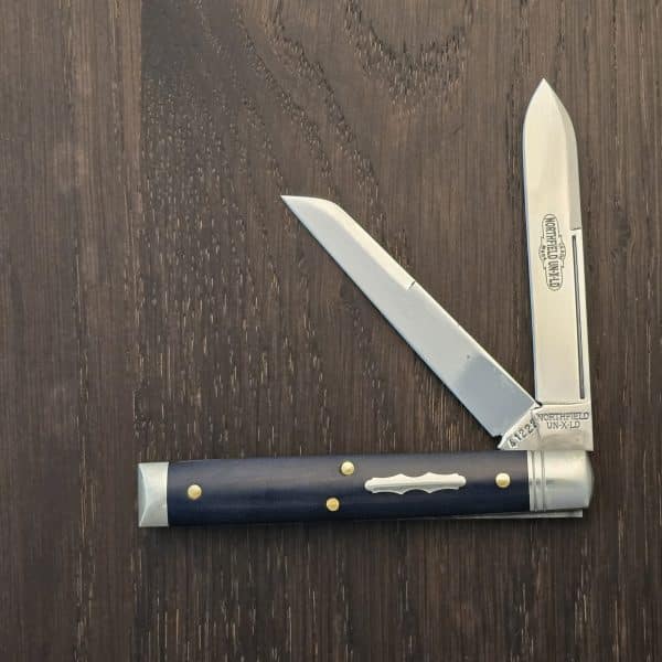 Great Eastern Cutlery #412226 Royal Blue Linen Micarta SFA for 2026 Rendezvous 1 of 60 "S" – gallery image 1