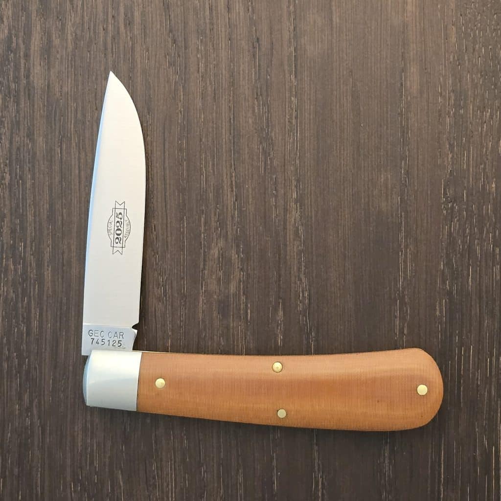 Great Eastern Cutlery #745125 Mustard Linen Micarta SFA 1 of 24 - Image 3
