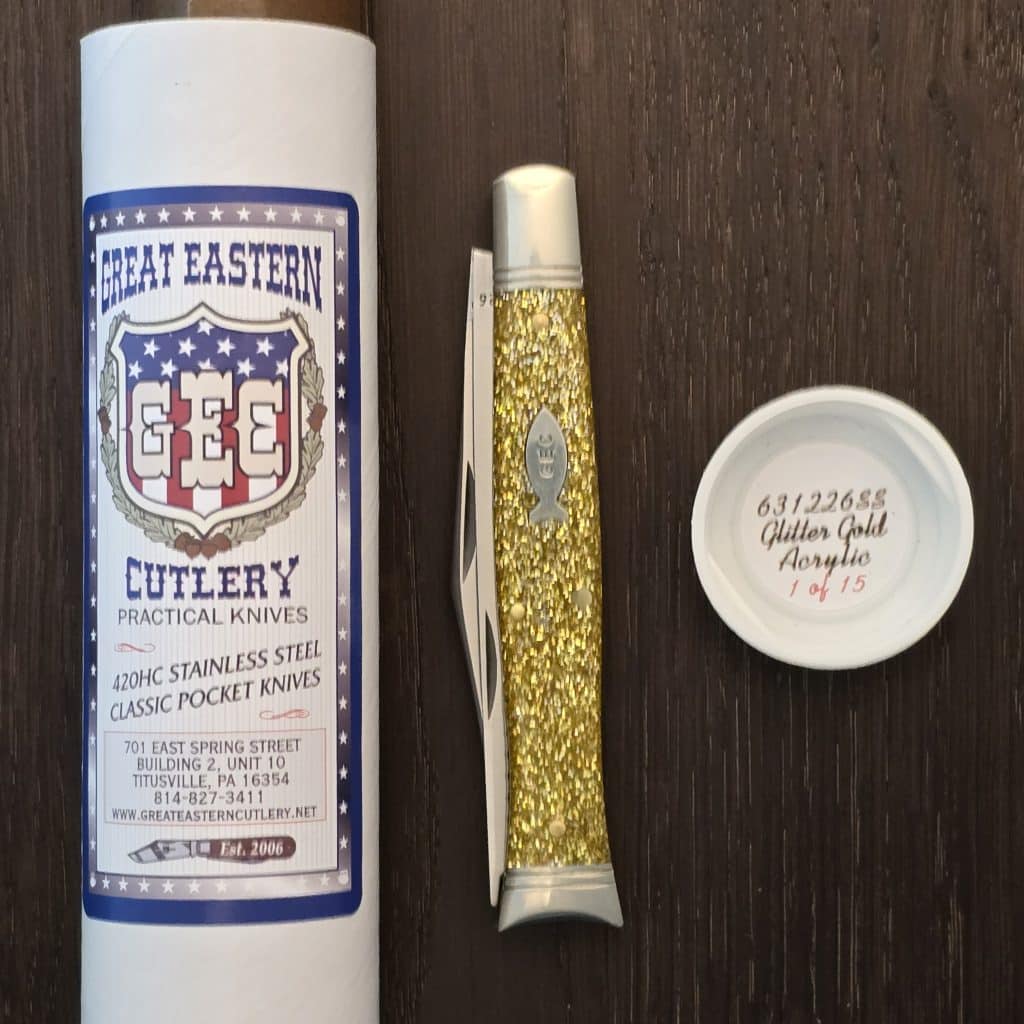Great Eastern Cutlery #631126 Glitter Gold Acrylic SFA for 2026 Rendezvous 1 of 15 – gallery image 4