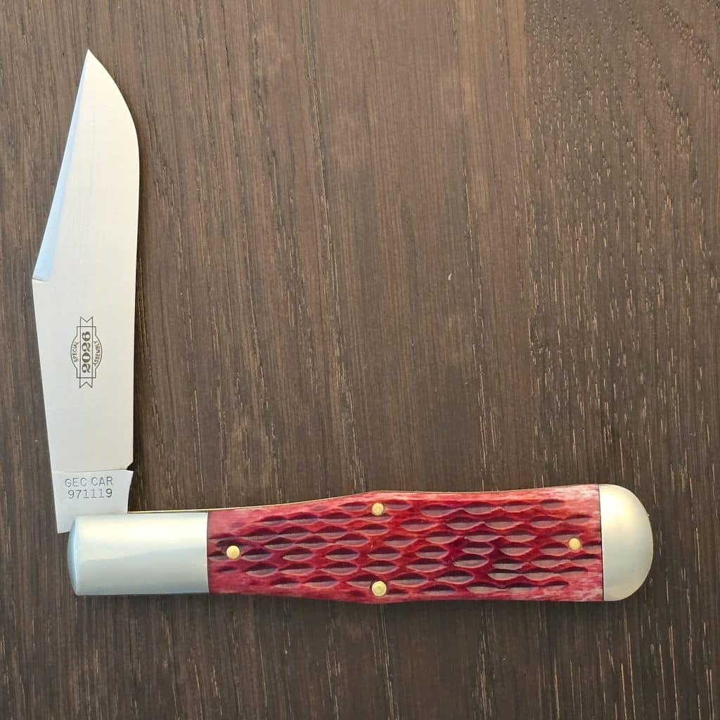 Great Eastern Cutlery #971119 India Red Jigged Bone SFA 1 of 15 "S" - Image 2