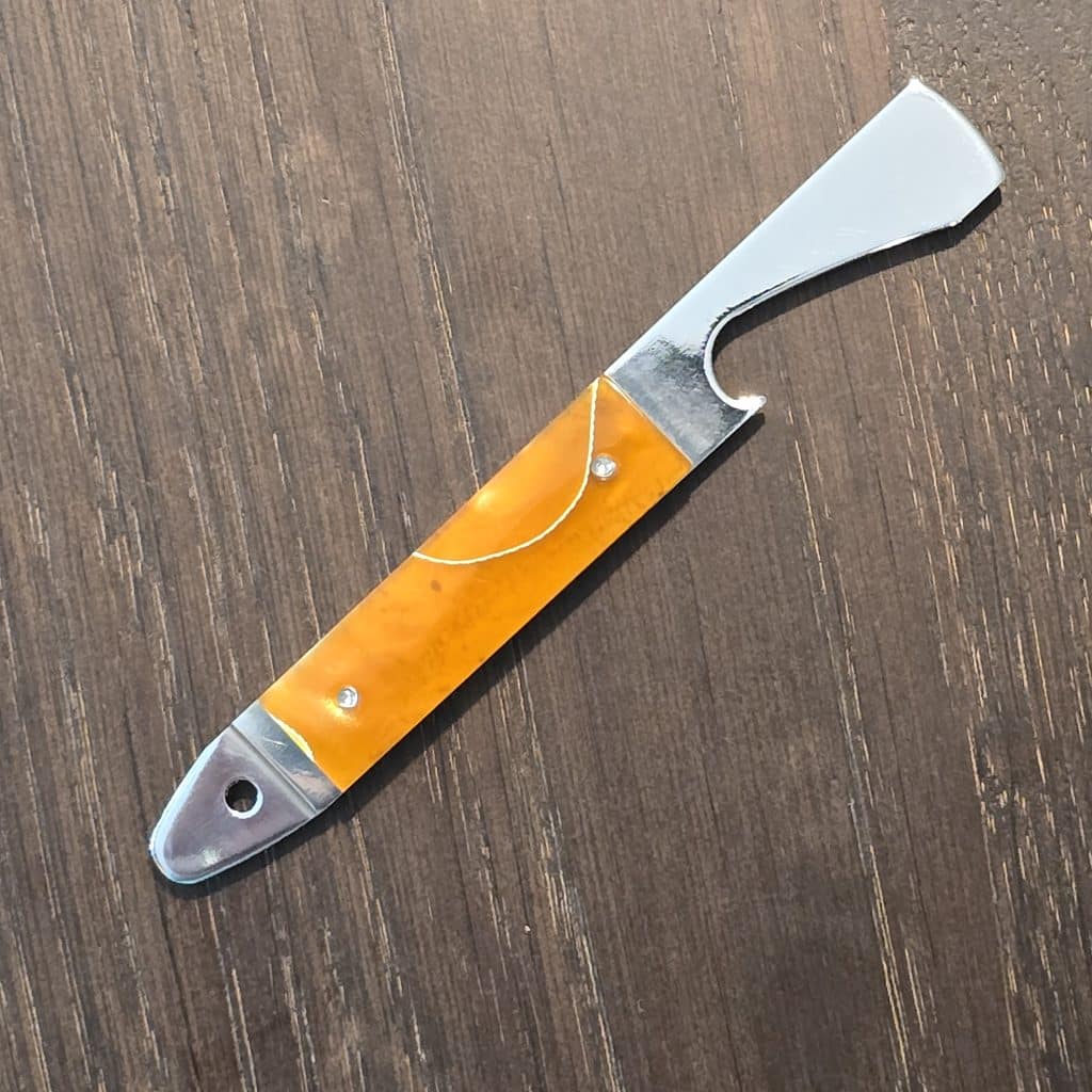 Great Eastern Cutlery Special Orange and White Acrylic Handled Tube Popper/Cap Lifter New for 2026! - Image 3