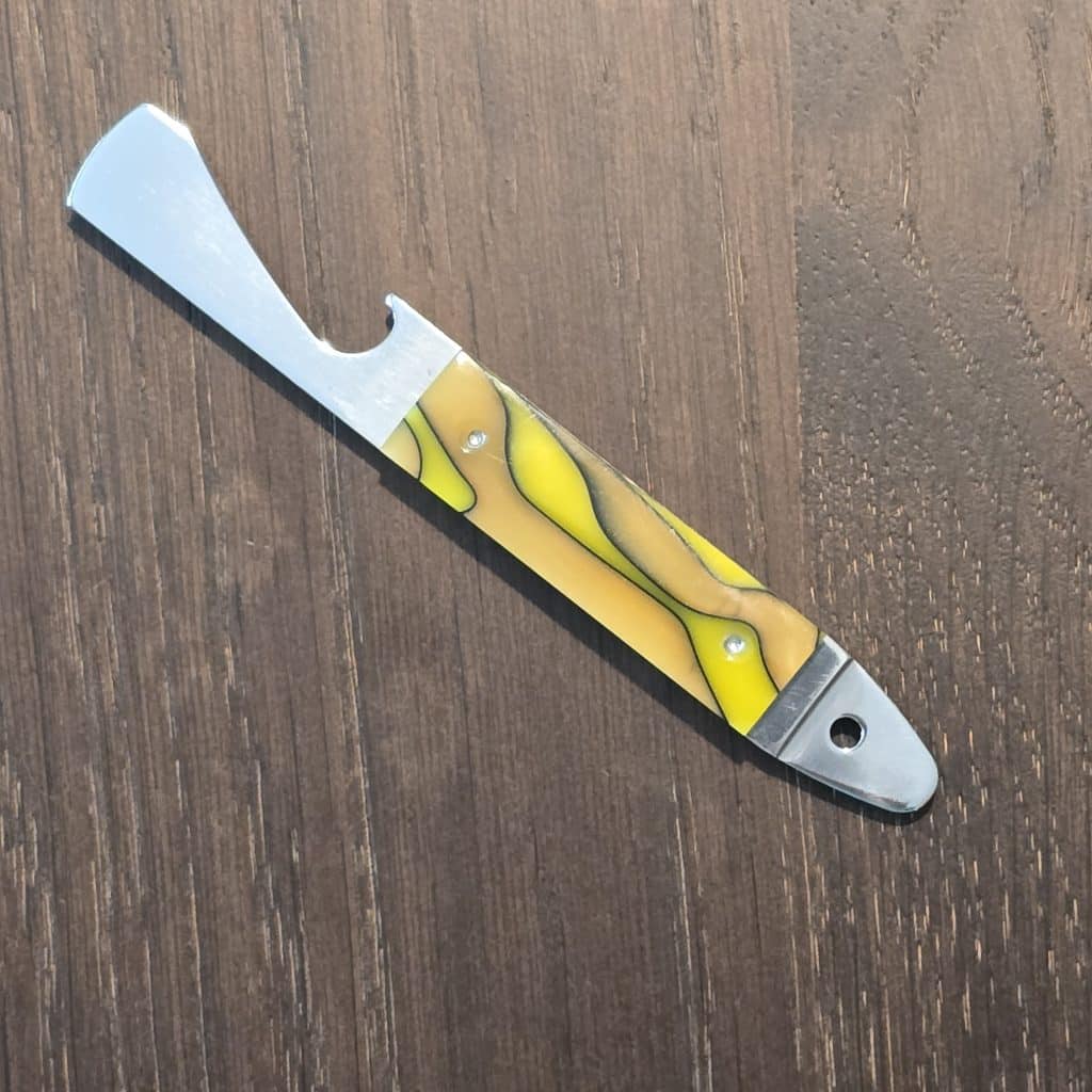 Great Eastern Cutlery Special Yellow Acrylic Handled Tube Popper/Cap Lifter New for 2026! - Image 3