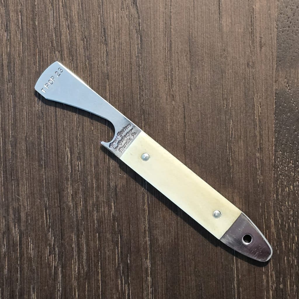 Great Eastern Cutlery Special White Bone Handled Tube Popper/Cap Lifter
