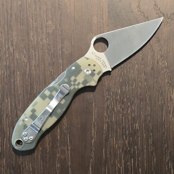 Spyderco USA Digi Camo G10 and S30V with Custom Krein Regrind – gallery image 1
