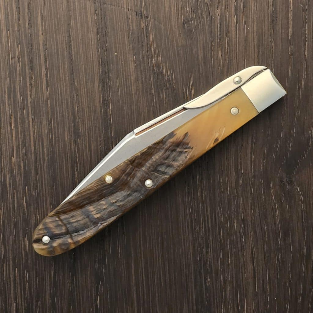 Tuna Valley Cutlery Mountain Cougar in Exterior Ram Horn w/154CM (1 of 15) - Image 4