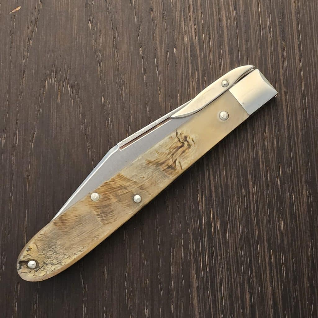 Tuna Valley Cutlery Mountain Cougar in Exterior Sheep Horn w/154CM (1 of 15) - Image 4