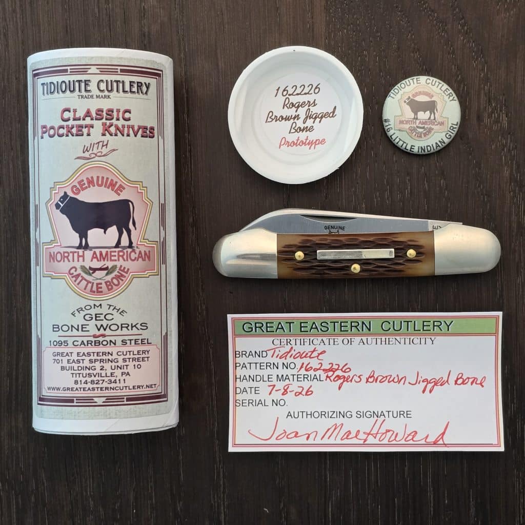 Great Eastern Cutlery #162226 Rogers Jigged Bone PROTOTYPE - Image 3