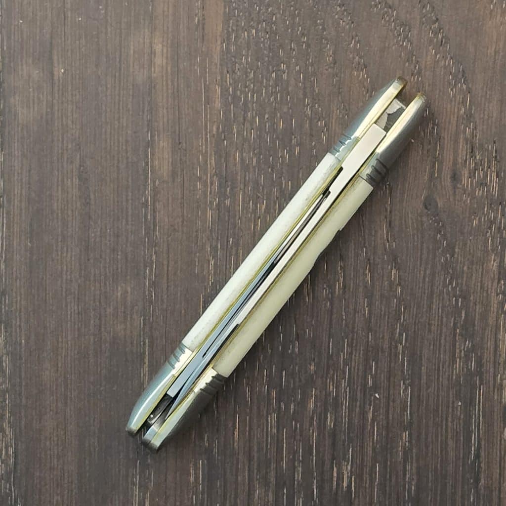 Great Eastern Cutlery #162226 Ivory Linen Micarta Satin - Image 3