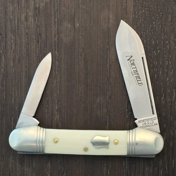 Great Eastern Cutlery #162226 Ivory Linen Micarta Satin – gallery image 1