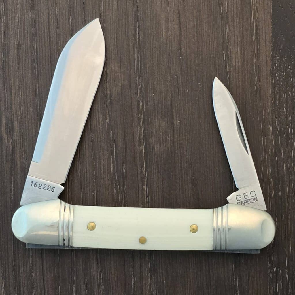 Great Eastern Cutlery #162226 Ivory Linen Micarta Satin - Image 2