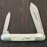 Great Eastern Cutlery #162226 Ivory Linen Micarta PROTOTYPE