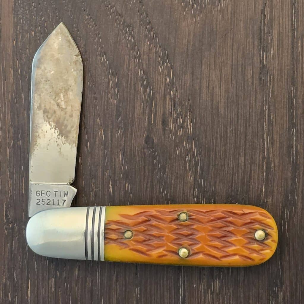 Great Eastern Cutlery #252117 Goldenrod Jigged Bone USED - Image 2