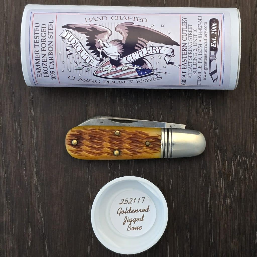 Great Eastern Cutlery #252117 Goldenrod Jigged Bone USED - Image 4